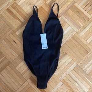 NWT Plunge Bodysuit